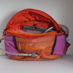 Cotopaxi 5L Hydration Waist Pack w/ 68oz Bladder Mezcal Foxglove Hiking Belt
